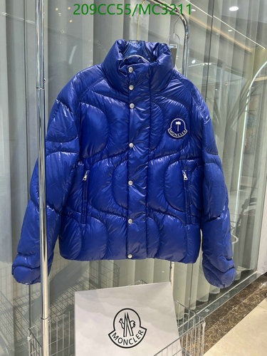 Moncler Men's 2025 New Model Blue Down Jacket - Premium White Duck Down Fill