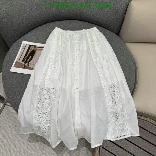 Celine Women's White Cotton Embroidered Maxi Skirt - Elegant & Breathable