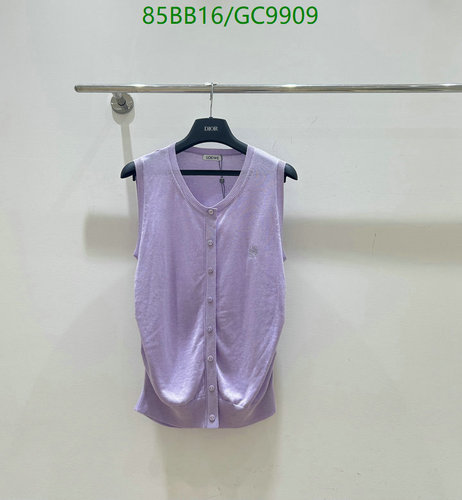 Loewe Women's Casual Cotton Sleeveless Cardigan - Stylish & Comfortable