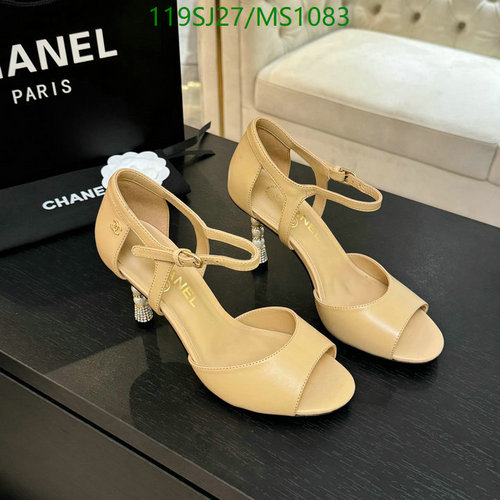Chanel Women's Open-Toe Slingback Heels - Sheepskin & Cowhide Leather
