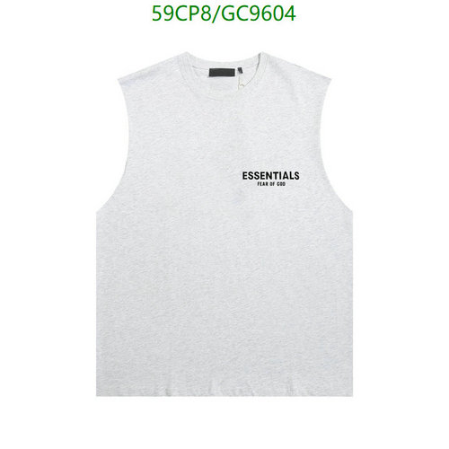 Essentials Fear of God Sleeveless T-Shirt, Premium Cotton Blend, Modern Fit