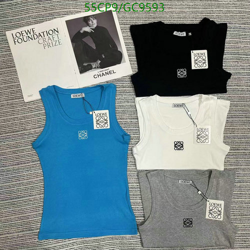 Loewe Cotton Anagram Tank Top for Women - Soft & Breathable Sleeveless Vest