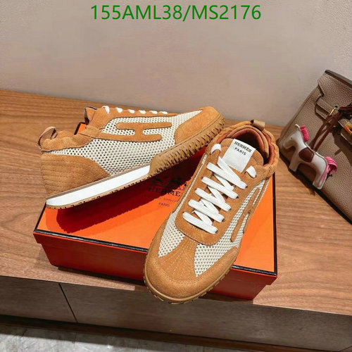 Products 10 Hermes Unisex Calfskin and Mesh Sneakers - Comfortable & Stylish Everyday Footwear