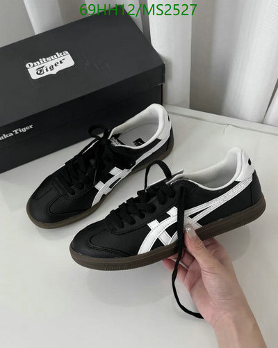 Products 1 Onitsuka Tiger Unisex Mexico 66 Classic Black & White Leather Sneakers