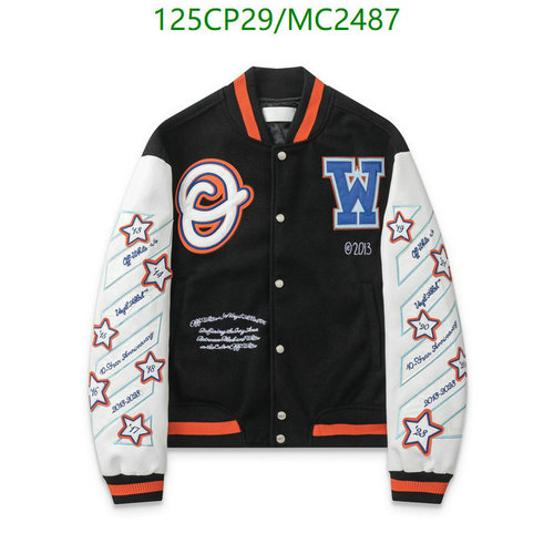 Products 10 Off-White Varsity Jacket - Stylish & Comfortable Outerwear for All Seasons
