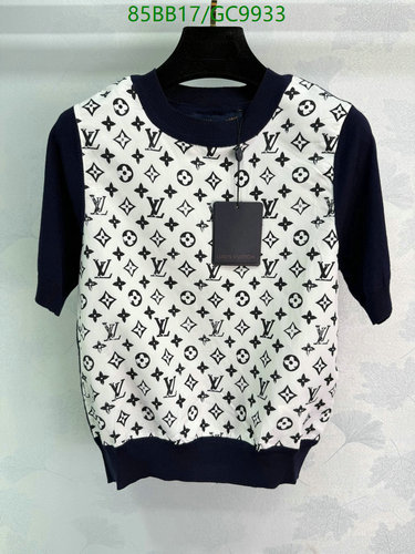 Louis Vuitton Monogram Short-Sleeve T-Shirt - Comfortable Tencel Knit Top