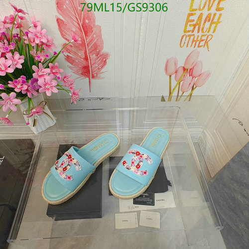 Chanel Women's Light Blue Sheepskin Mules with Floral CC Logo, EU35-41