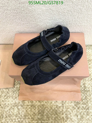 Miu Miu Women's Sheepskin Ballet Flats - Comfortable & Stylish Everyday Shoes