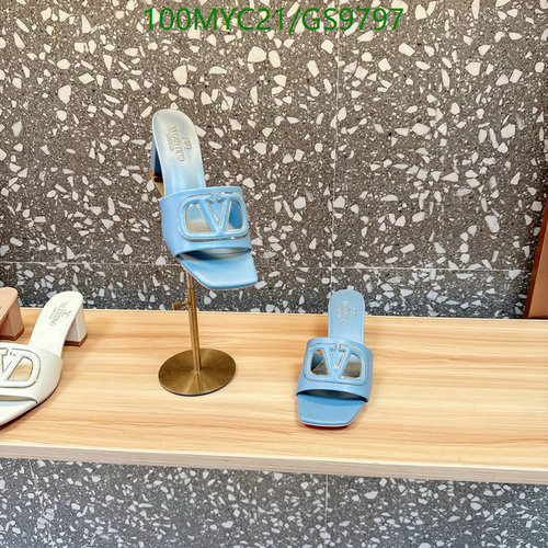 Valentino Garavani VLogo Signature Mules - Women's Block Heel Sandals