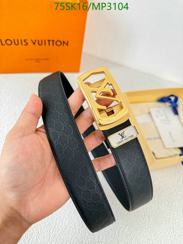 Louis Vuitton Monogram Reversible Belt - Black Cowhide Leather 3.5CM 45 Louis Vuitton Monogram Reversible Belt - Black Cowhide Leather 3.5CM
