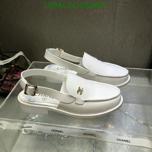 Chanel Women's Elegant Loafer Slingback Sandals - Premium Sheepskin Leather