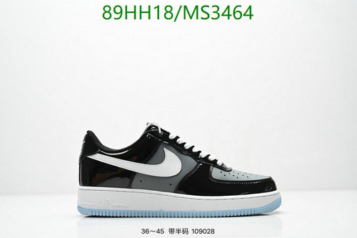 Nike Air Force 1 Low Unisex Sneakers - Stylish Black & Grey Design