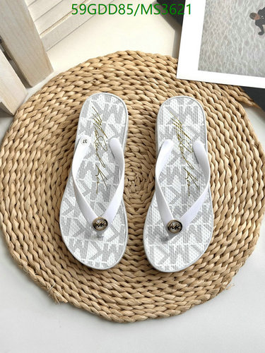 Michael Kors Women's MK Logo Flip-Flops - Stylish & Comfortable Sandals