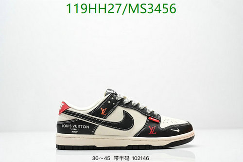 Nike x Louis Vuitton Dunk Low Sneakers - Premium Collaboration Footwear