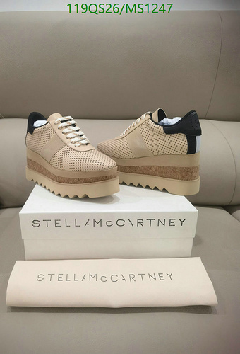 Stella McCartney Women's Platform Sneakers - Cowhide & Sheepskin, 8CM Heel