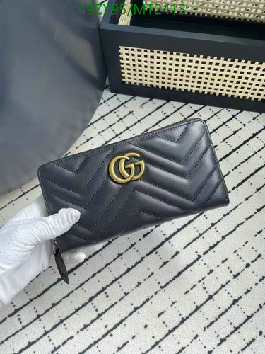 Gucci GG Marmont Matelassé Leather Zip Around Wallet - Black Cowhide 2 Gucci GG Marmont Matelassé Leather Zip Around Wallet - Black Cowhide