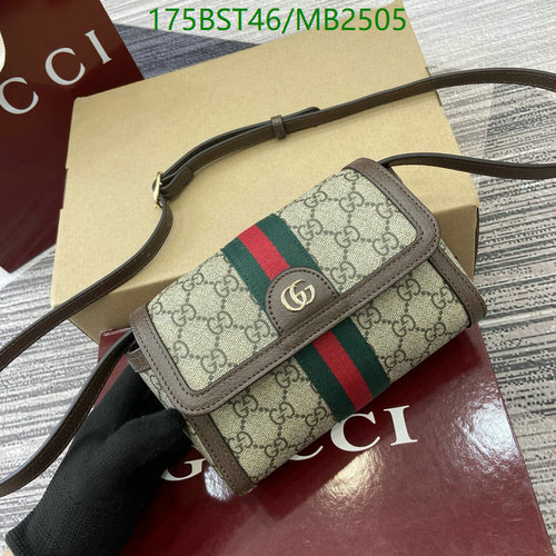 Products 23 Gucci Ophidia GG Supreme Small Shoulder Bag with Web Stripe Detail