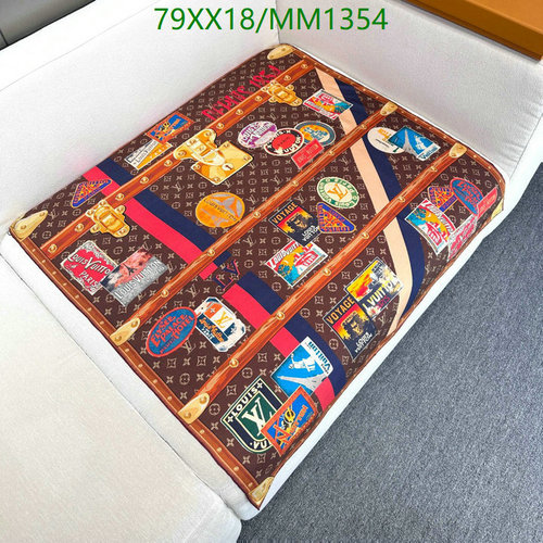 Louis Vuitton Monogram Silk Scarf 90x90CM - Iconic Trunk Design