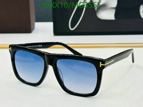 Tom Ford MG3555 Black Frame Blue Gradient Lens Sunglasses - 57-16-145 7 Tom Ford MG3555 Black Frame Blue Gradient Lens Sunglasses - 57-16-145