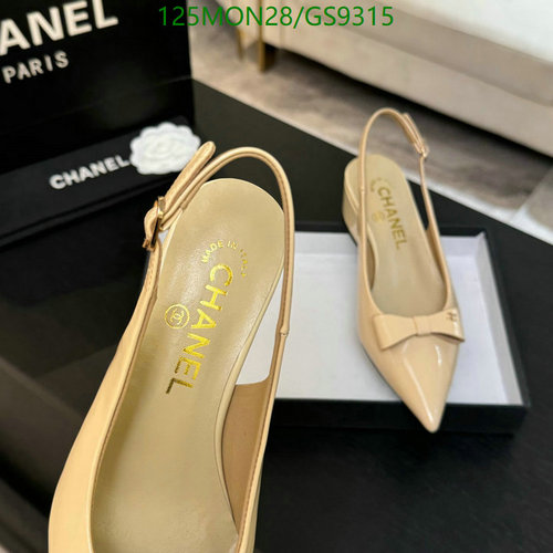 Chanel Women's Slingback Pumps - Elegant Pointed Toe Bow Kitten Heels