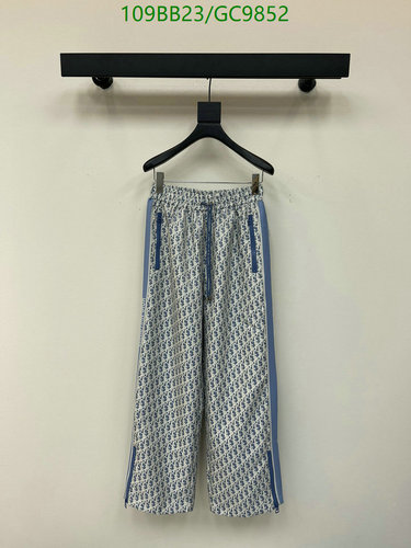 Dior Oblique Track Pants for Men - Comfortable Cotton Blend Jogger Bottoms