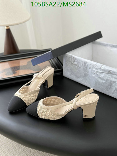 Chanel Women's Slingback Pumps - Elegant Sheepskin & Leather Sole Heels