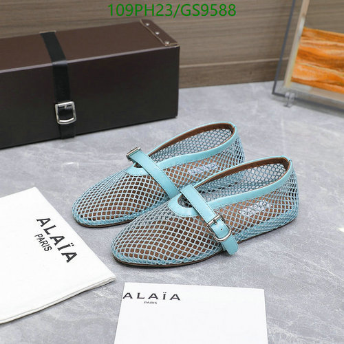 ALAIA Women's Mesh Mary Jane Flats - Breathable Sheepskin Summer Shoes