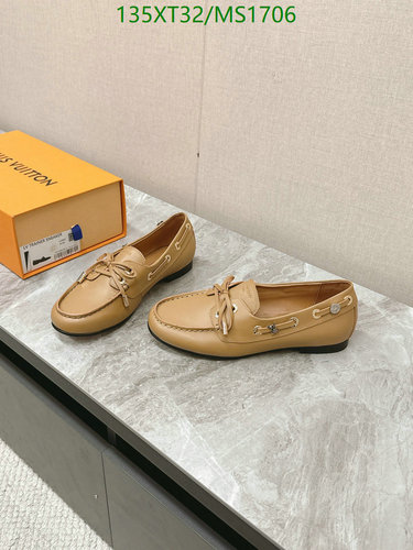 Louis Vuitton Women's Leather Loafers - Elegant & Comfortable Flat Shoes