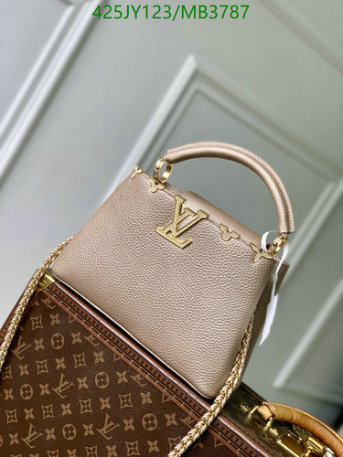 Louis Vuitton Capucines BB Handbag - Grained Calfskin Leather Top Handle Bag