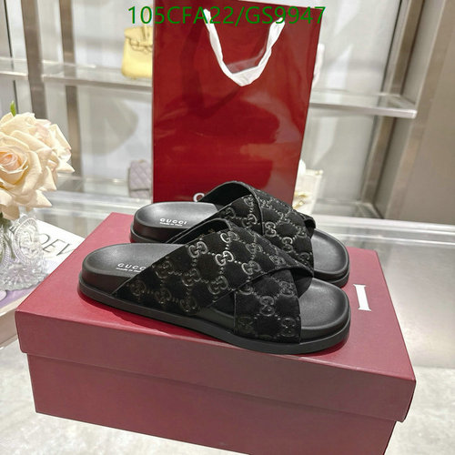 Gucci GG Cross-Strap Slides - Women's & Men's Genuine Leather Sandals