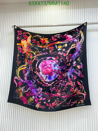 Dior Floral Fantasia Silk Scarf 90CM x 90CM – Luxurious & Versatile Accessory