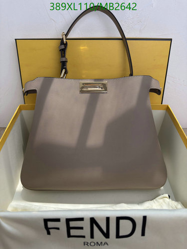 Fendi Peekaboo ISeeU Medium Calfskin Leather Shoulder Bag - Elegant & Versatile