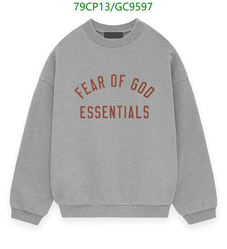 Fear Of God Essentials Crewneck Sweatshirt - Comfortable Gray Pullover
