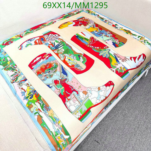 Hermes Silk Scarf 90CM x 90CM - Vibrant Boots Print Foulard for Women