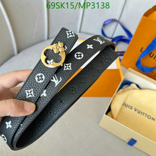 Louis Vuitton Monogram Reversible Belt - Black Cowhide Leather 3.0CM Width 30 Louis Vuitton Monogram Reversible Belt - Black Cowhide Leather 3.0CM Width