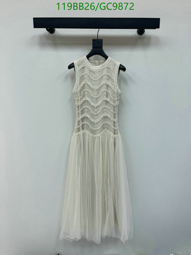 Dior Elegant Sleeveless Mesh Patchwork Dress - Stylish & Breathable Summer Wear