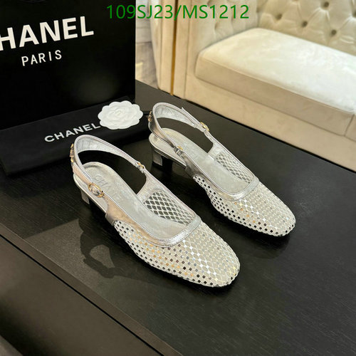 Chanel Women's Slingback Pumps - Elegant Mesh & Leather Heels for Every Occasion