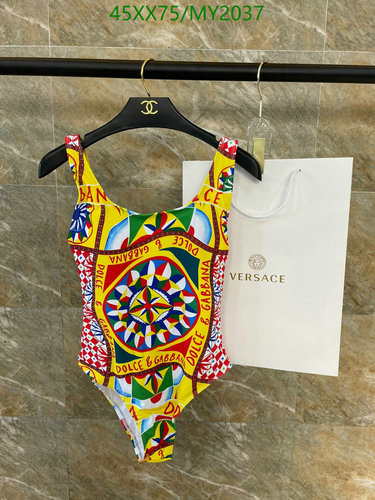 Vibrant Dolce & Gabbana One-Piece Swimsuit - Colorful Sicilian Print
