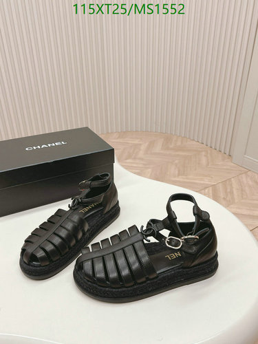 Chanel Women's Black Sheepskin Fisherman Sandals - Comfortable & Stylish EU35-41