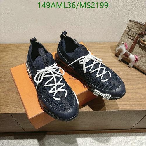 Products 11 Hermes Men's Luxurious Genuine Leather Sports Sneakers - Unisex EU35-46