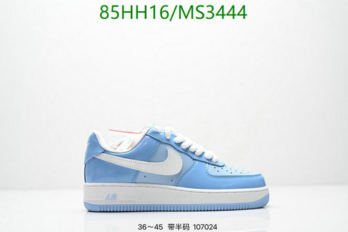 Nike Air Force 1 Low Light Blue Sneakers - Unisex Casual & Sport Shoes