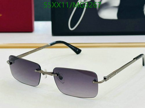 Cartier Rimless Rectangular Sunglasses with Gradient Lenses - MG3267