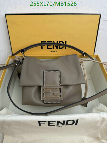 Fendi Baguette Baguette Medium Shoulder Bag in Lambskin Leather - Elegant & Versatile