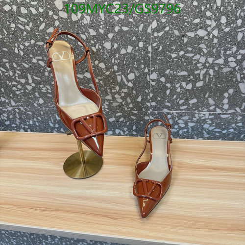 Valentino Garavani Women's VLogo Slingback Pumps - Patent Leather Heels