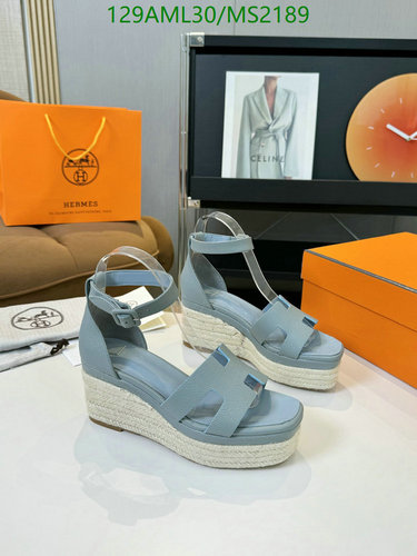 Hermes Women's Wedges Sandals - Comfortable Cowhide & Sheepskin Platform Shoes 1 Hermes Women's Wedges Sandals - Comfortable Cowhide & Sheepskin Platform Shoes