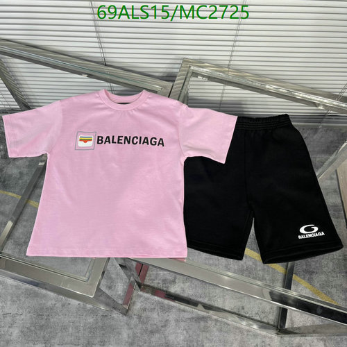 Balenciaga Kids' Logo Print T-Shirt & Shorts Set - Pink & Black Casual Outfit 6 Balenciaga Kids' Logo Print T-Shirt & Shorts Set - Pink & Black Casual Outfit