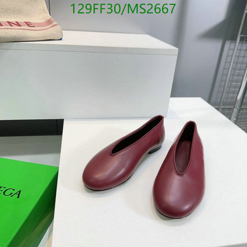 Bottega Veneta Women's Sheepskin Flats - Elegant & Comfortable Burgundy Shoes
