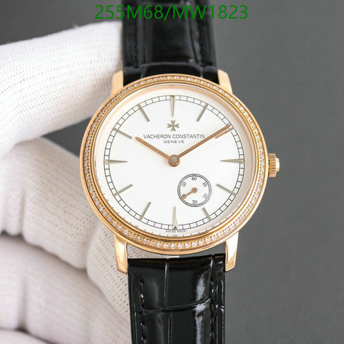 Products 43 Vacheron Constantin Mirror Quality Automatic Watch - Rose Gold & Black Leather