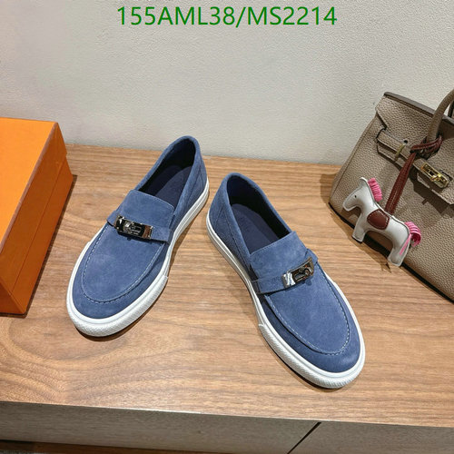 Products 6 Hermes Men's Genuine Leather Loafers - Stylish & Comfortable Slip-On Shoes