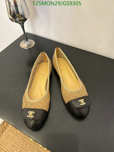 Chanel Women's Classic Two-Tone Ballerinas - Elegant Sheepskin Flats